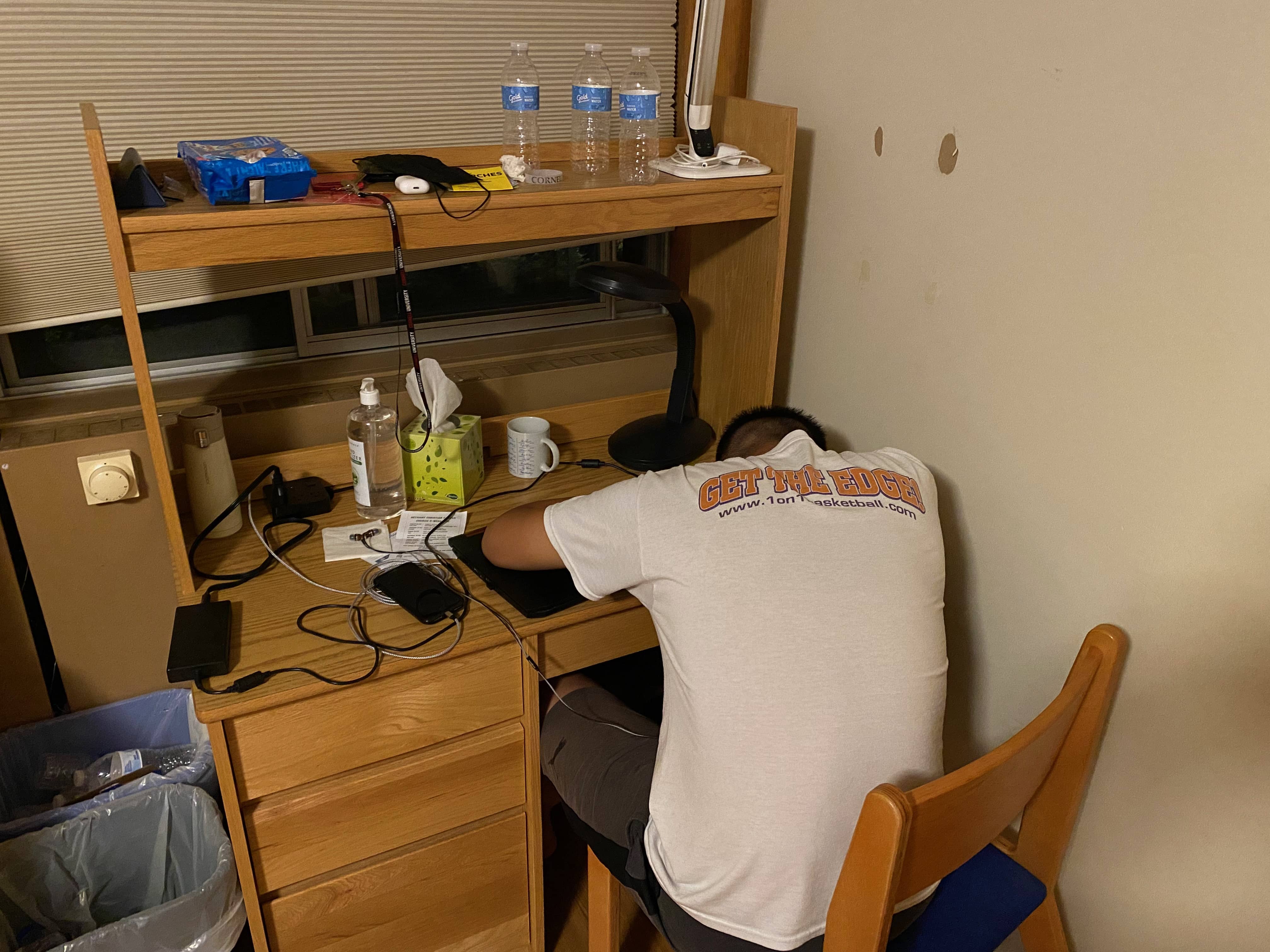 Eric sleeping